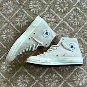 Converse Chuck 70 Canvas High Top (Natural / Black Logo)